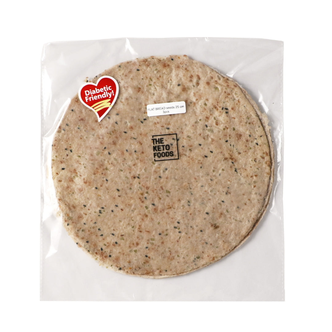 The Keto Foods Keto Large Flatbread With Seeds