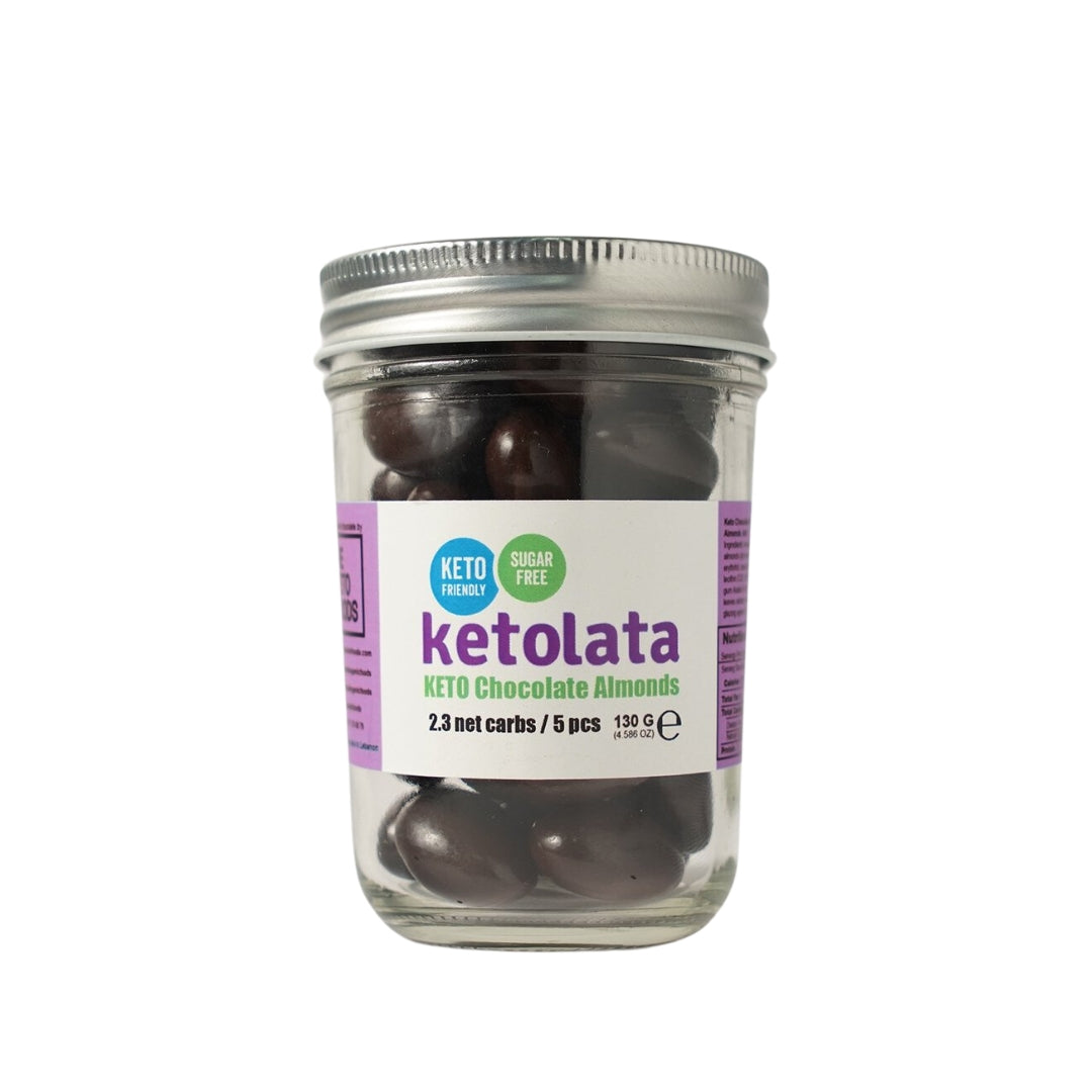 The Keto Foods Ketolata Chocolate Almonds