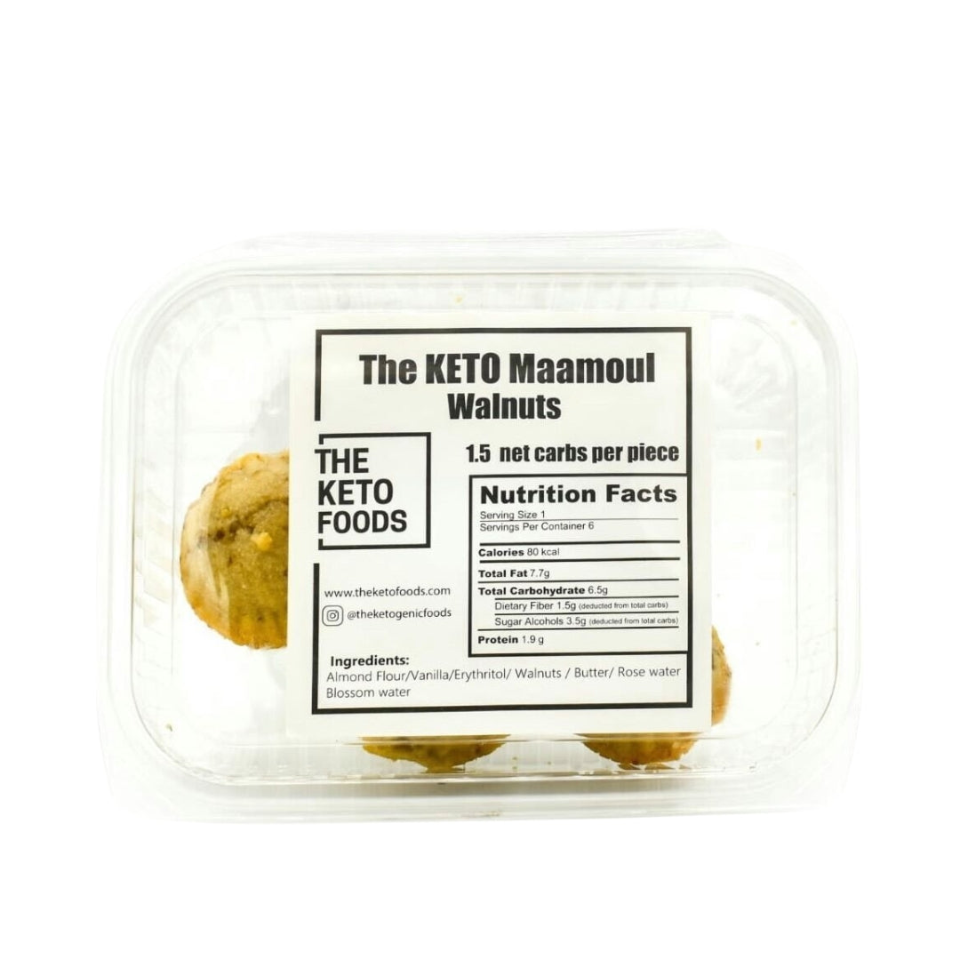 The Keto Foods Keto Maamoul Walnuts