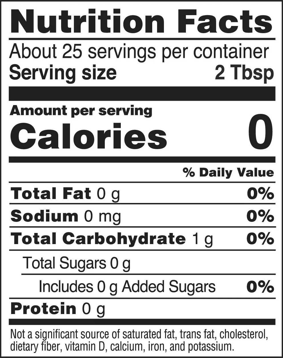 Think Cold Brew Ground Coffee nutrition facts