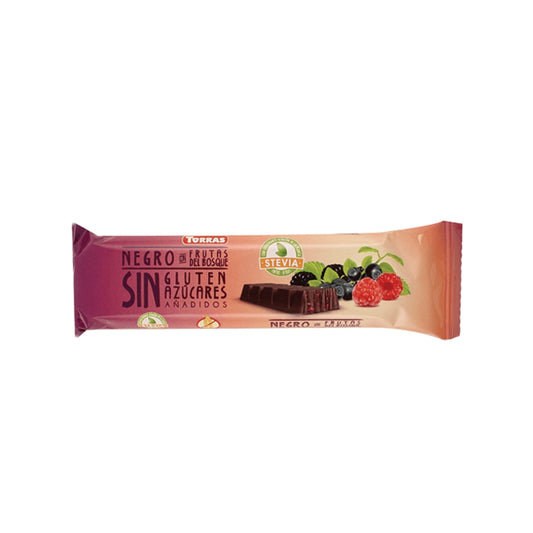 Torras Sugar Free Dark Chocolate & Forest Fruits Bar With Stevia