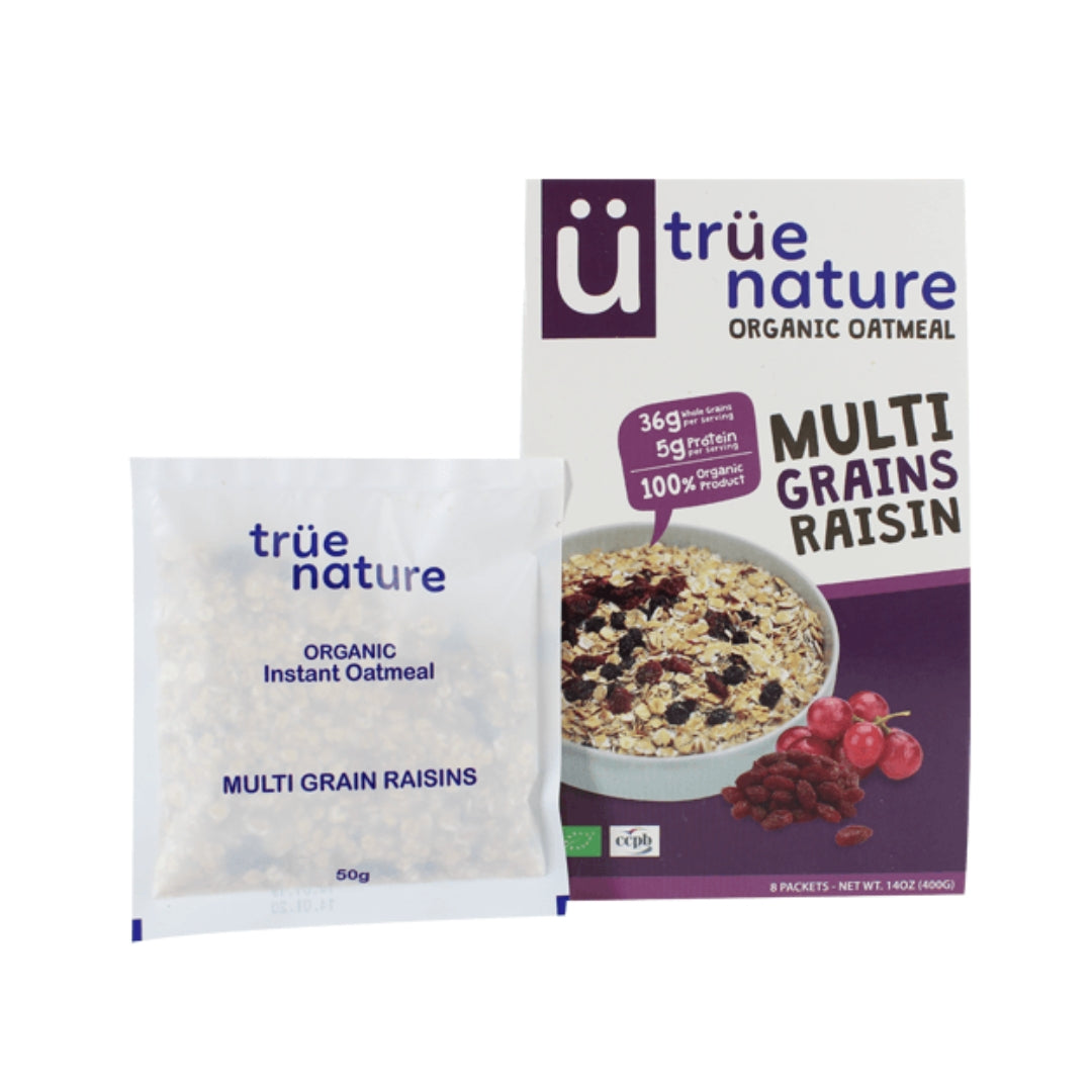 Trüe Nature Organic Oatmeal Multi Grains Raisin