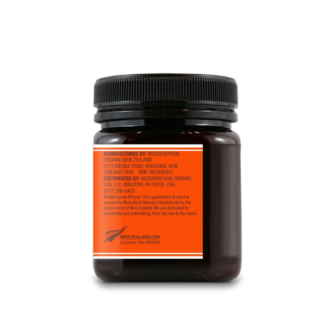 Wedderspoon™ Raw Monofloral Manuka Honey KFactor™ 16