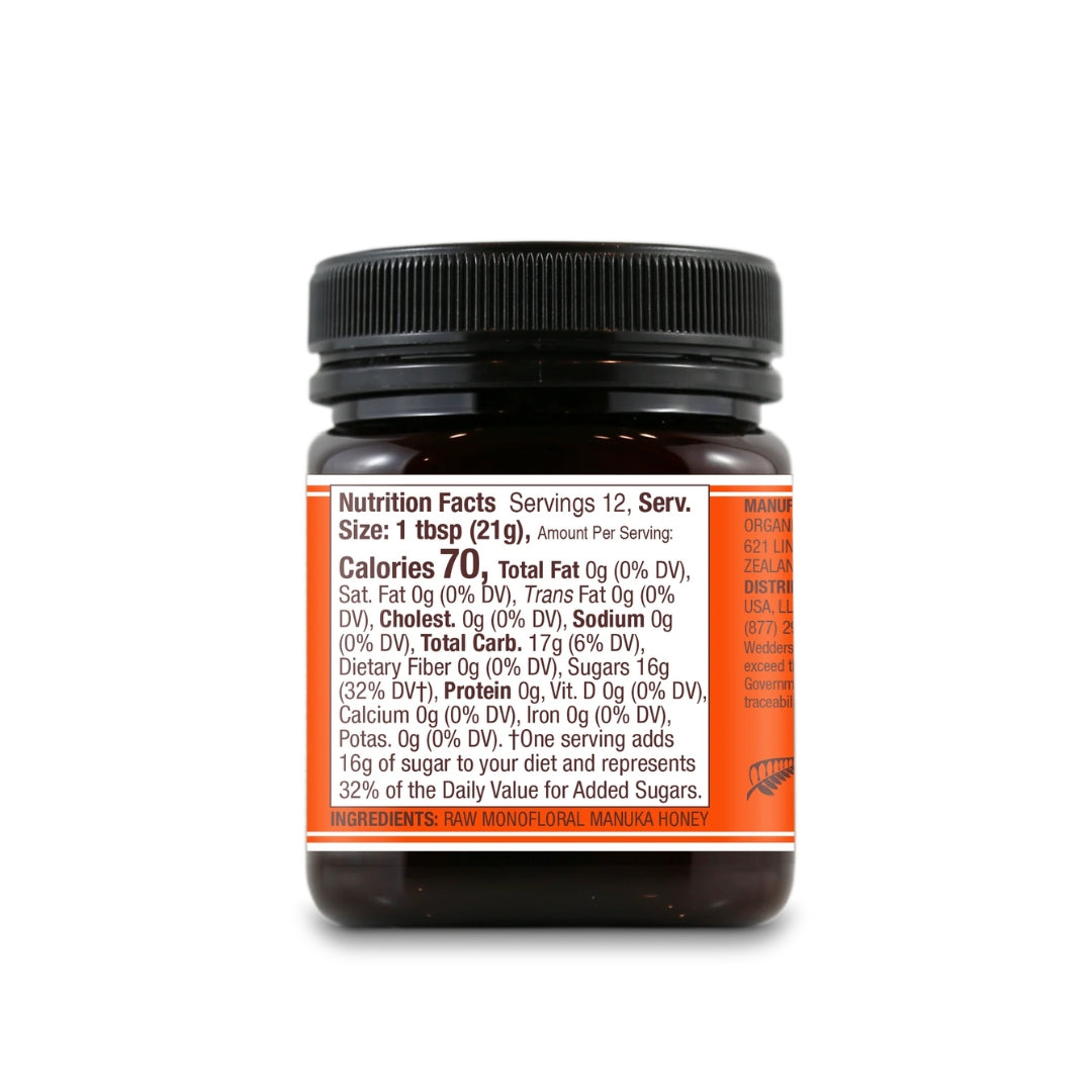 Wedderspoon™ Raw Monofloral Manuka Honey KFactor™ 16