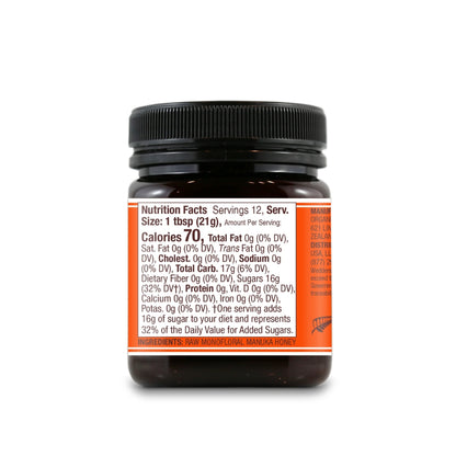 Wedderspoon™ Raw Monofloral Manuka Honey KFactor™ 16