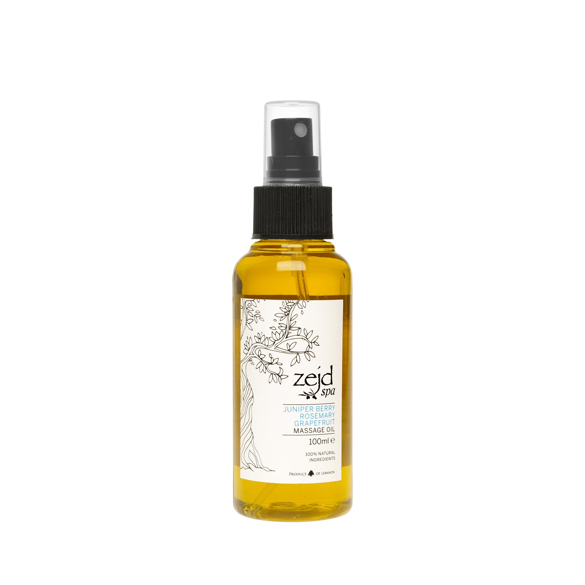 Juniper Berry Rosemary Grapefruit Massage Oil