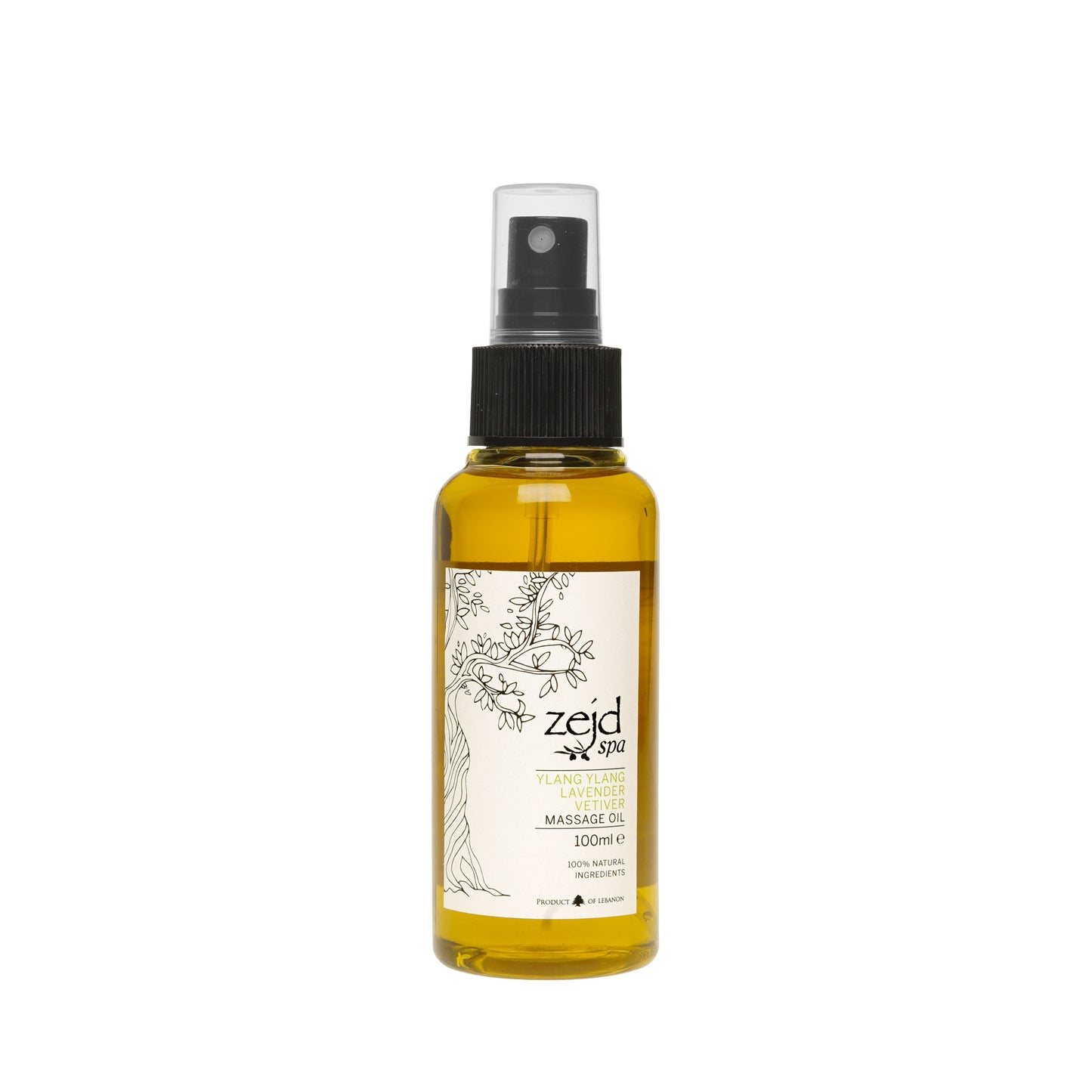 Ylang Ylang Lavender Vetiver Massage Oil