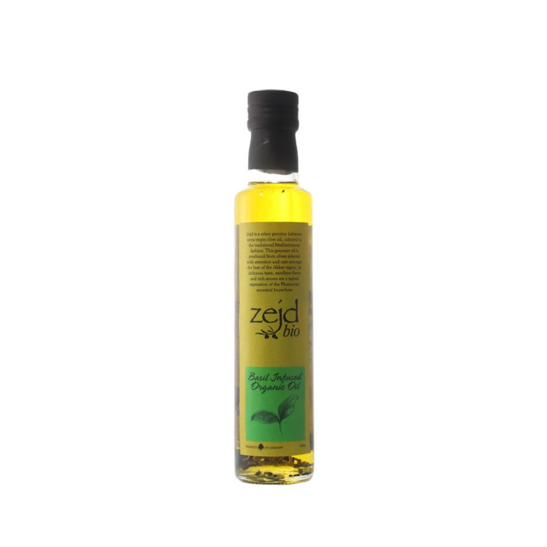 Zejd Organic Basil Infused Olive Oil