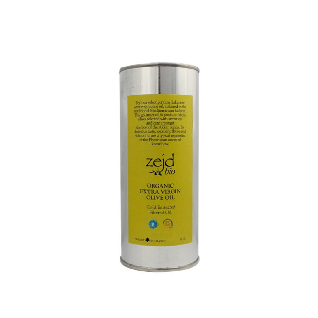 Zejd Organic Extra Virgin Olive Oil Tin