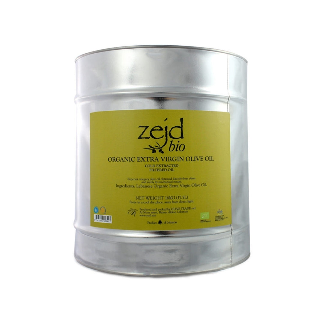 Zejd Organic Extra Virgin Olive Oil Tin