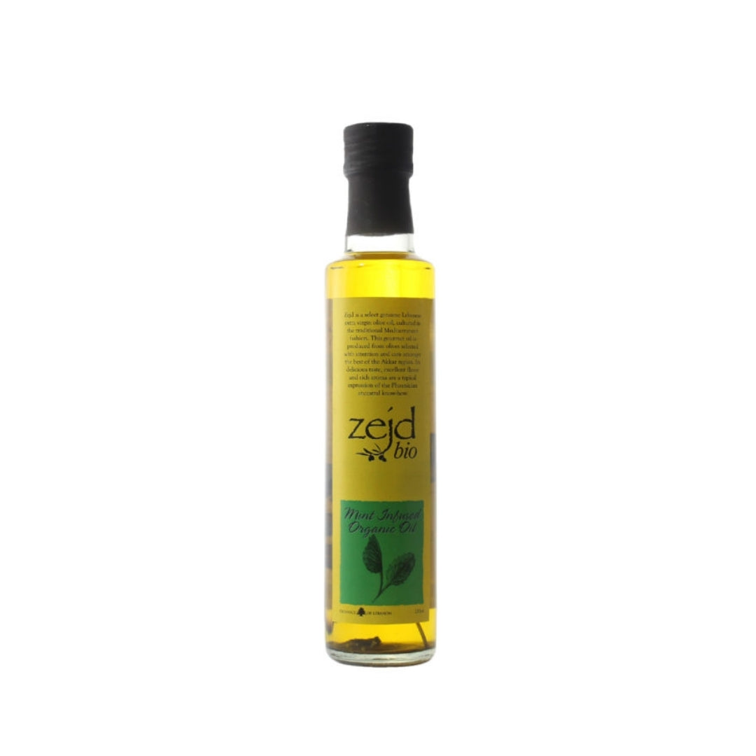 Zejd Organic Mint Infused Olive Oil