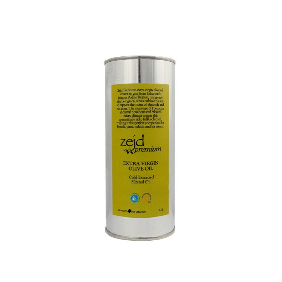 Zejd Premium Extra Virgin Olive Oil Tin