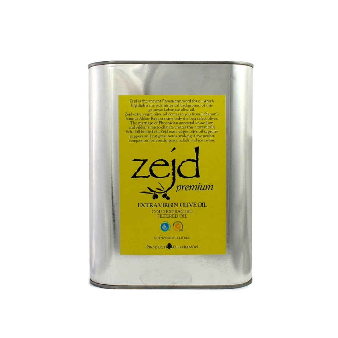 Zejd Premium Extra Virgin Olive Oil Tin