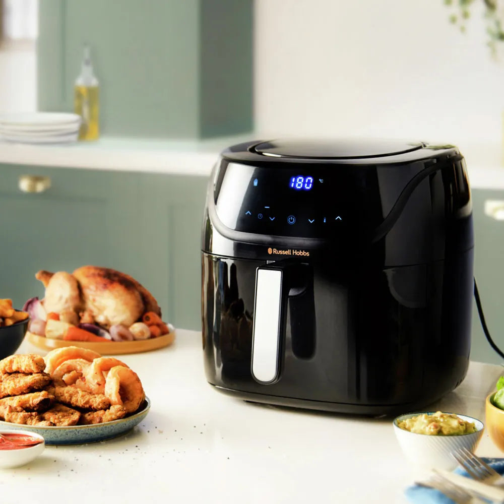 Satisfry Air Fryer cooking chicken