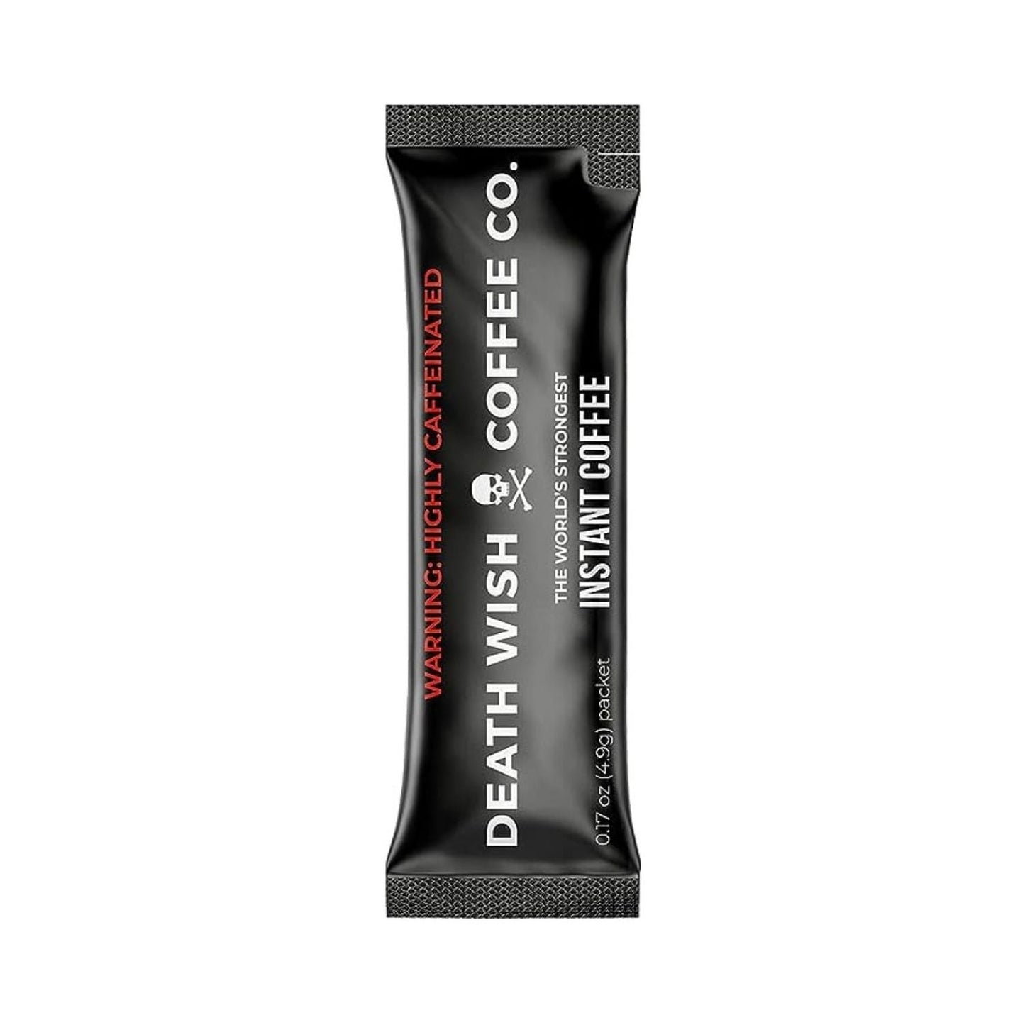 Death Wish Coffee Dark Roast Instant Coffee Stick Front