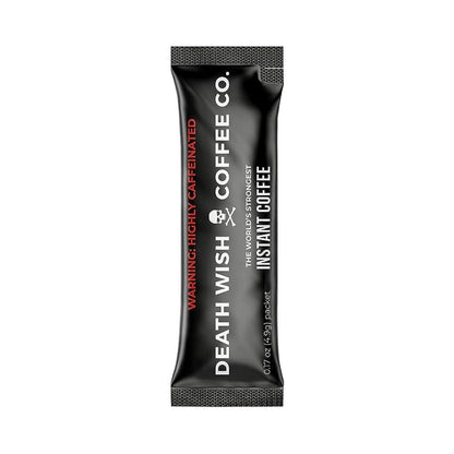 Death Wish Coffee Dark Roast Instant Coffee Stick Front