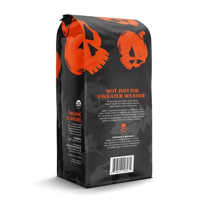 Death Wish Coffee Pumpkin Chai Flavored Ground Coffee Back