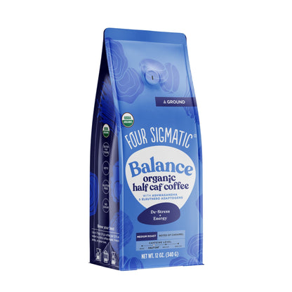 Four Sigmatic Balance Organic Ground Coffee Side