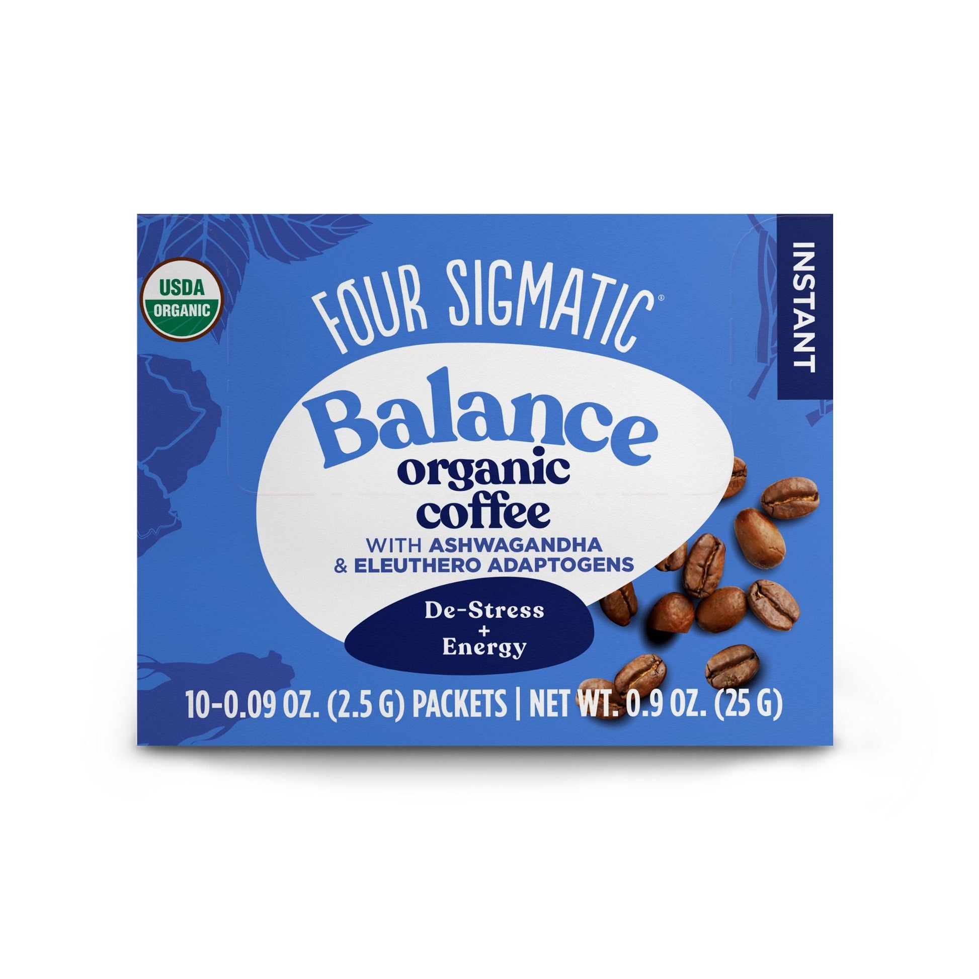 Four Sigmatic Balance Organic Instant Coffee Front