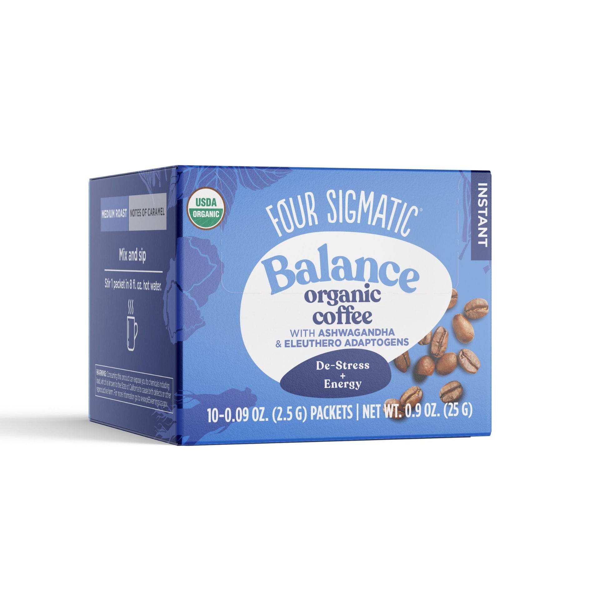 Four Sigmatic Balance Organic Instant Coffee Side