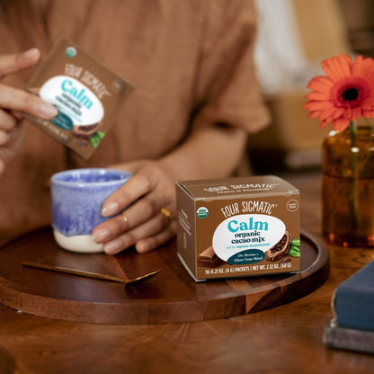 Four Sigmatic Calm Organic Cacao Mix Lifestyle Image