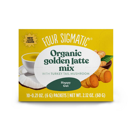 Four Sigmatic Happy Gut Organic Golden Latte Mix Front