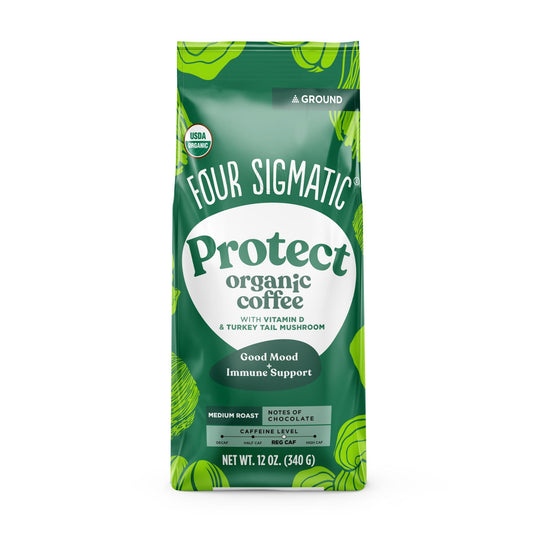 Four Sigmatic Protect Organic Ground Coffee Front