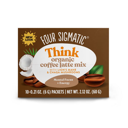 Four Sigmatic Think Organic Coffee Latte Mix Front