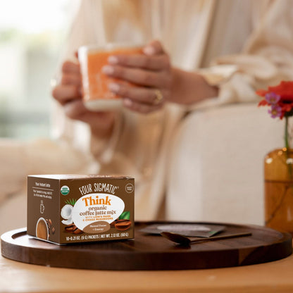 Four Sigmatic Think Organic Coffee Latte Mix Lifestyle Image