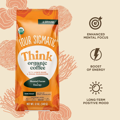 Four Sigmatic Think Organic Ground Coffee Benefits