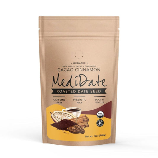 MediDate Roasted Date Seed Coffee Cacao Cinnamon Front